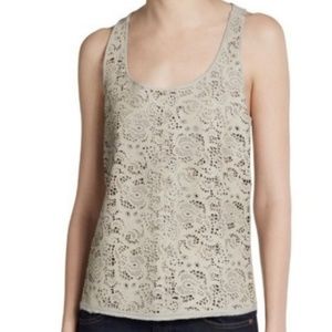 PJK PATTERSON J. KINCAID Rosewood Leather Tank